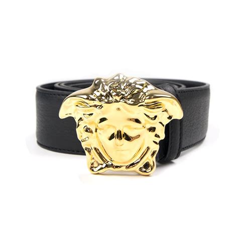 versace belt medusa head price|versace medusa belt all black.